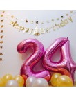 40 pulgadas número globo 1 2 3 4 5 números de globos de aluminio de helio Baby Shower 1 er cumpleaños fiesta decoración de la bo