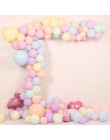 30 Uds. Globos de macarrones Pastel fiesta globos de caramelo 1st 2nd 3th cumpleaños fiesta decoraciones niña niño Baby Shower b