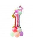Bebé ducha cumpleaños niña diadema de unicornio con faja de banda de seda chica 1st un año fiesta de cumpleaños decoración de fi