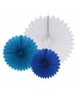 Artesanías de papel decorativas para fiestas de boda de 4 ''-12'' ventiladores de papel DIY Flor de papel tisú colgante para bod
