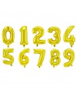 32/40 pulgadas láminas con números para Globos de Oro globo de fiesta 1 er cumpleaños decoraciones para fiestas niños adoid Boy 