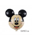112cm gigante Minnie Mickey Mouse papel de aluminio globo fiesta de cumpleaños con dibujos animados decoraciones niños adultos b