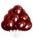 30 Uds. 12 pulgadas oro plata negro Metal látex globos Decoraciones para boda mate globos de helio cumpleaños fiesta decoración 