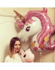1 pieza de decoraciones para fiestas de cumpleaños globos de papel de aluminio para niños fiesta de unicornio Rosa globos para f