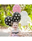 15 unids/lote rojo y negro lunares látex globos de Mickey Mouse tema cumpleaños globos boda baby shower fiesta decoraciones