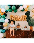 Suministros de fiesta de dinosaurio globos de dinosaurio guirnalda de papel para decoración de fiesta de cumpleaños de niño Jurá
