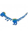 Suministros de fiesta de dinosaurio globos de dinosaurio guirnalda de papel para decoración de fiesta de cumpleaños de niño Jurá