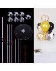 1 juego globos soporte de columna soporte de arco fiesta en casa LED confeti globos con clips en la base decoración de globos pa