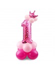 Globos de cumpleaños QIFU 17 Uds. Número de globos de aire decoraciones para fiestas de cumpleaños para niños figuras de globos 