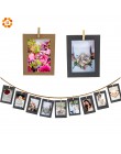 10 unids/set DIY marco de fotos Clip de madera papel imagen guirnalda para boda Baby Shower cumpleaños fiesta fotomatón accesori