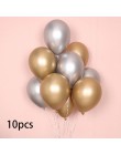 18 piezas Metal cromado oro plata látex globos transparentes oro confeti globo boda cumpleaños Rosa oro fiesta decoración balazo
