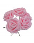 5 unids/lote Multicolor PE flores de espuma Artificial Rosa flor Boda nupcial ramillete de decoración para hogar Rosa DIY Scrapb