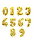 32 pulgadas número globo 1 er cumpleaños fiesta decoraciones niños 30 dígitos oro globos boda figura graduación 2020 globos fies