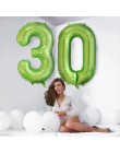Partido 32 pulgadas número globo 1 2 3 4 5 Número dígitos globos de papel de helio Baby Shower cumpleaños fiesta boda decoración
