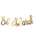 Oro Ramadan Kareem decoración Eid Bandera de Mubarak y globos Eid Ramadan fiesta Favor Eid al-fitr Ramadan decoración Mubarak