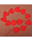 16 corazones con cuerda romántica decoración de enlace boda diseño de habitación DIY guirnalda creativa cortina amor suministros