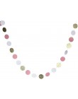 11 pies Glitter oro blanco rosa gran círculo guirnalda para eventos de boda fiesta cumpleaños Baby Shower decoraciones niños hab