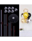 20 piezas varillas de soporte de globos de 30cm con copa de látex varilla para Globo varillas de PVC blancas suministros de fies