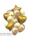 1 Juego de globos confetti metalizado de 12/18 pulgadas Feliz cumpleaños fiesta helio globos Decoraciones boda Festival Balon su