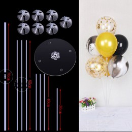 2 juegos de globos de cumpleaños para adultos y niños con soporte Flexible en forma de corazón soporte de globos de boda columna