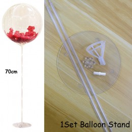 1/7/10 tubos globos soporte globo titular de la columna globo de confeti de la ducha del bebé de los niños fiesta de cumpleaños,