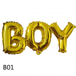 60*30cm Baby Shower globos de papel de oro es un niño niña Baby Shower género Reveal Party decoraciones suministros