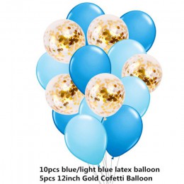 GIHOO 1st Feliz cumpleaños fiesta decoración niños de helio globos de papel de aluminio bebé ducha partido suministros de primer
