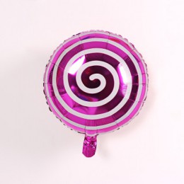 10 unids/lote globos coloridos de papel de caramelo bolas redondas de aluminio de 18 pulgadas decoración para fiesta de bebé cum