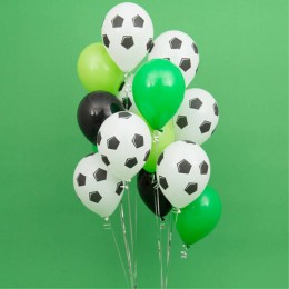 13 Uds globos de fútbol fiesta temática de fútbol lámina de látex helio de aire Ballon niños Juegos De Cumpleaños juguetes event