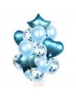 14 piezas de globo Feliz cumpleaños globos de fiesta de oro rosa helio globos niño niña bebé ducha partido suministros