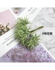 YOOROMER 6 uds plantas artificiales falsas hierba flores artificiales para el hogar garland DIY Scrapbooking boda decoración de 