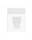 25/50 Uds. 10x10cm bolsas de regalo de dibujos animados lindos embalaje de galletas bolsas de plástico autoadhesivas para gallet