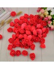 100 Uds PE espuma falsa flor rosas cabeza flores artificiales económicas boda decoración para scrapbooking caja de regalo diy co