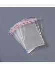 Bolsa autoadhesiva de plástico transparente autosellante bolsas pequeñas para joyería de pluma embalaje de dulces bolsa de embal