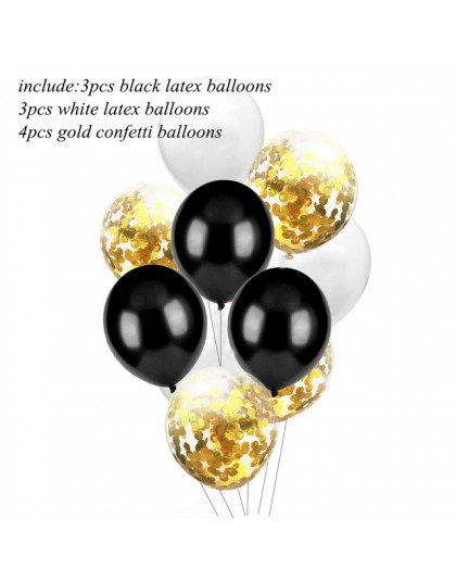 Globos de látex de colores de 10 Uds. 12 pulgadas confeti globos de aire globos inflables de helio para suministros para fiestas