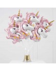 1 juego Arco Iris Mini unicornio lámina globos unicornio tema Fiesta helio bolas Baby Shower cumpleaños fiesta decoración Bola d