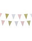 10 pies oro rosa y blanco cartel banderita banderín guirnalda para Baby Shower nupcial Primer cumpleaños fiesta decoración foto 