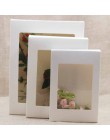 20 piezas caja de papel DIY con ventana Blanco/Negro/caja de regalo de papel Kraft pastel embalaje para boda en Casa Fiesta enva