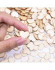 100 Uds decoración de boda Mini rústica madera Corazón de amor de madera forma decoración de dispersión para mesa DIY artesanía 