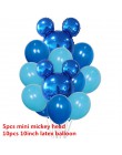 1set Mickey globos de papel de aluminio con cabeza de Minnie Rosa plata 10 "globo de látex de tema de fiesta de cumpleaños fiest