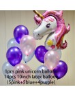 1 juego Arco Iris Mini unicornio lámina globos unicornio tema Fiesta helio bolas Baby Shower cumpleaños fiesta decoración Bola d