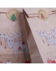 Bolsas de navidad de 13 piezas para tratar a los niños o a los invitados bolsa de regalo con pegatina de árbol de navidad embala