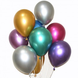 10 Uds 12 pulgadas de Metal brillante Globos de latex efecto perla boda cumpleaños globo de aire con decoración de fiesta Globos