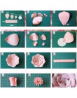 Flores artificiales pompones de papel flor falsa DIY Baby Shower 1 er cumpleaños fiesta de boda decoración de fondo herramientas