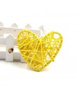 5 uds. 2 tamaños colorido ratán redondo/corazón/estrella Sepak tadraw DIY Bola de ratán hogar jardín/cumpleaños/materiales de de