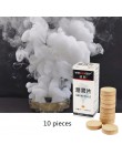 10 unids/caja pastillas de pastel de humo blanco muestra la bomba de humo de Halloween para fotografía