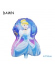 92*55cm grande Bella Aurora Cenicienta nieve blanca Elsa sirena princesa globos de papel de aluminio bebé cumpleaños decoración 