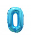 1 Uds 40 pulgadas número plata oro globos de papel de aluminio 0 1 2 3 dígitos globo de helio mi 1st 30th cumpleaños fiesta deco