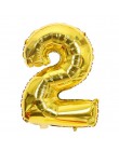 1 Uds 40 pulgadas número plata oro globos de papel de aluminio 0 1 2 3 dígitos globo de helio mi 1st 30th cumpleaños fiesta deco