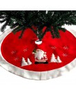 1 pieza de alfombra blanca de felpa de piel de árbol de navidad feliz adornos navideños para el hogar Natal faldas de árbol Año 